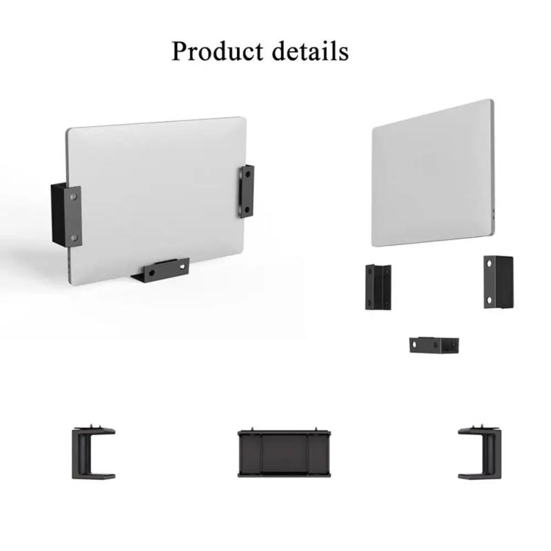 Description Picture 6 of itemUnder Table Laptop Holder Notebook Storage Bracket Stand Mount Desktop Organizer For Home Office Storage Accessory Holder