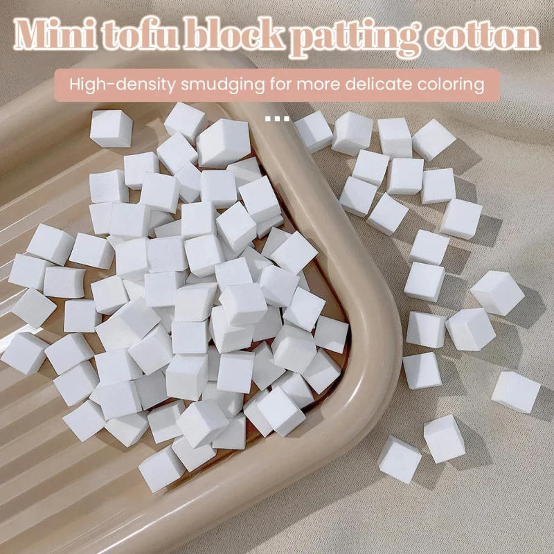 Description Picture 5 of item50PCS Sponge Gradient Nail Art Stamper Tools Gel Polish Color Gradient Brush Glitter Powder Dotting Pen For Manicure Accessories