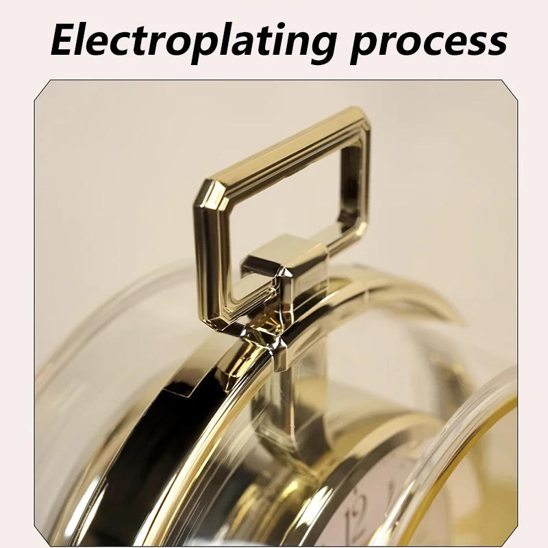 Description Picture 6 of itemLuxury Modern Desk Silent Living Room Desk Unique Creative Table Clocks Decor Home Accessories Table Clocks Interior Design