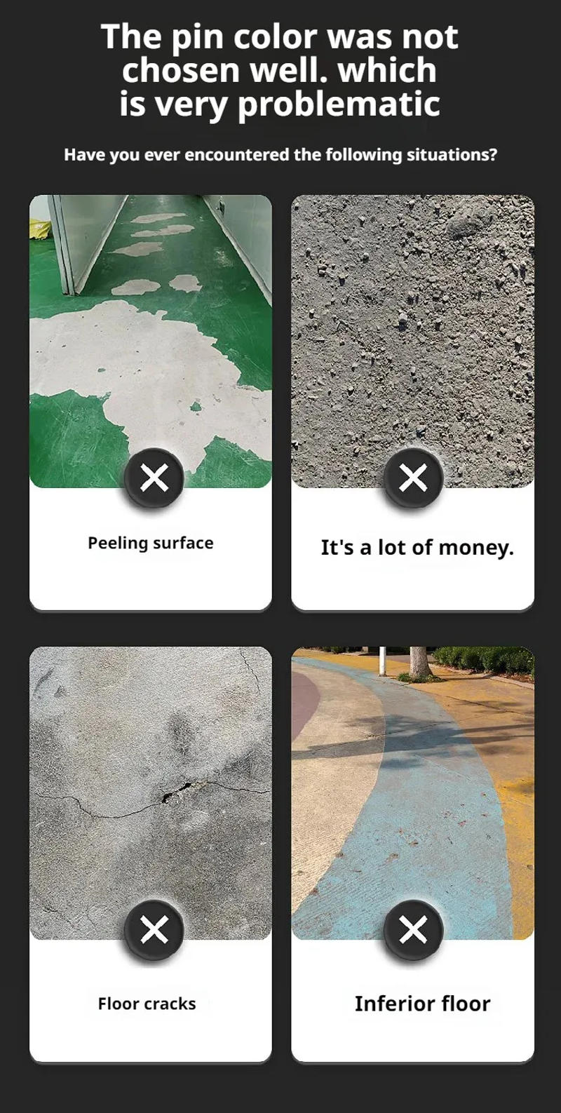 Description Picture 4 of itembright colors coatings Waterbased epoxy floor paint prone to peeling no maintenance Waterborne Epoxy Floor Paint by Jinshijia