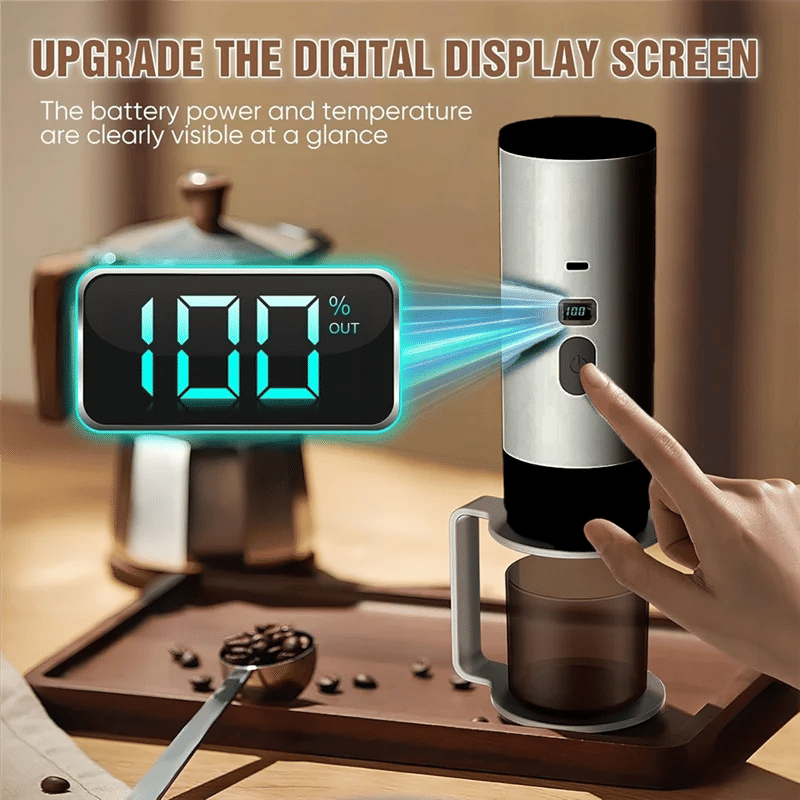 Description Picture 6 of itemB89B-3In1 Cordless Electric Coffee Maker Work Portable 3In1 Coffee Maker 72W 12V Espresso Machine For Car & Home Camping