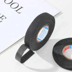 Wire Harness Tape Heat-resistant Wire Loom Tape Cable Fixed Cloth Fabric Electrical Adhesive Tape Noise Dampening Wrapping Tape