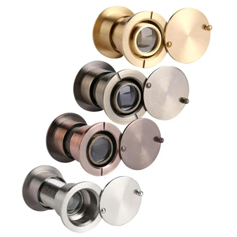 Description Picture 4 of itemAdjustable 200 Degree Wide Angle Door Viewer Peephole with HD Glass Lens for Security Furniture Hardware Tools