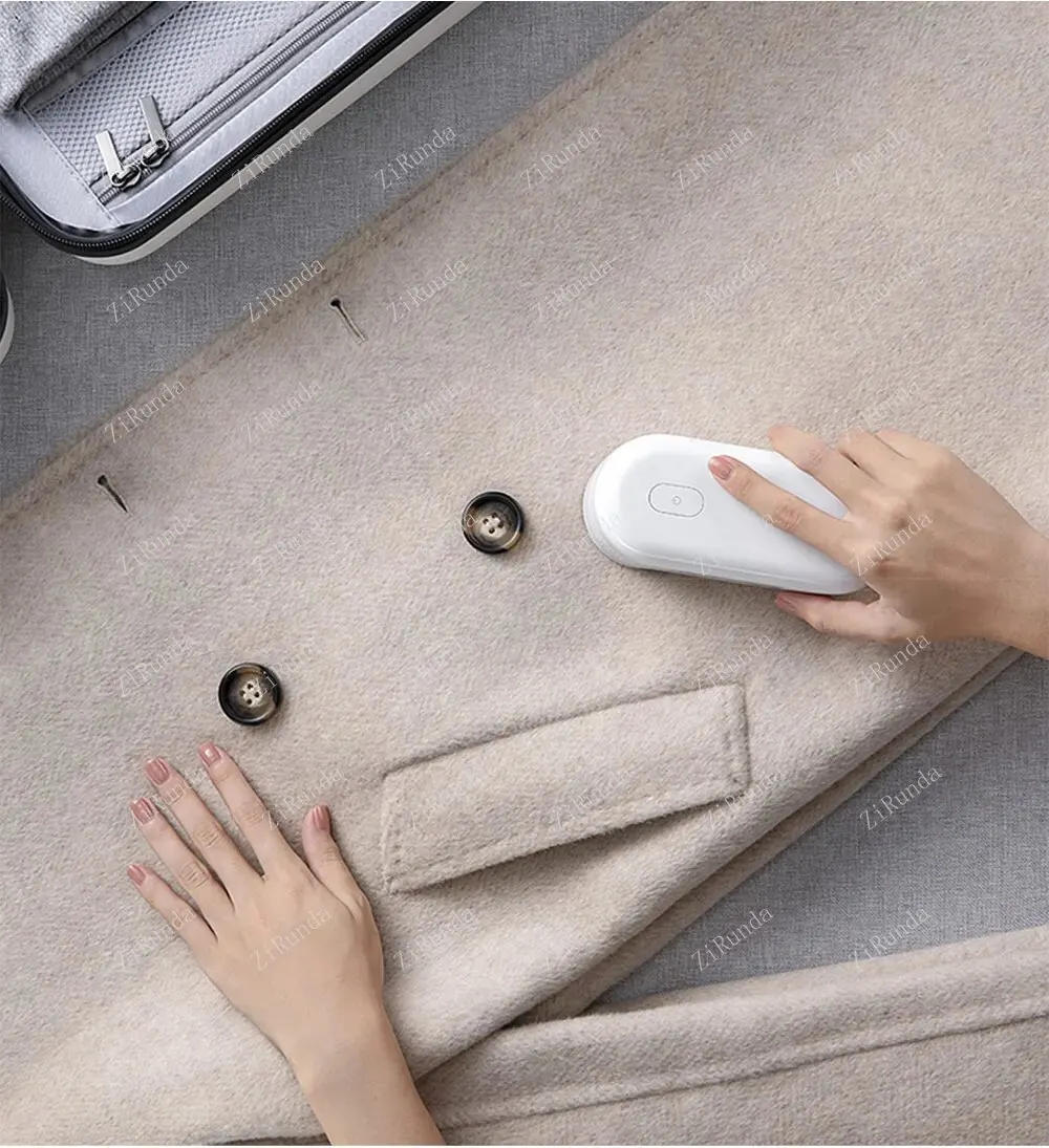 Description Picture 4 of itemPortable New Original  MIJIA Lint Remover Rechargable Cloth Fabric Shaver Fluff Pellet Remove Machine for Clothes Sweater