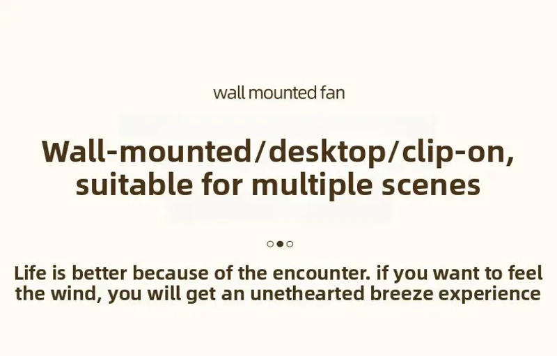 Description Picture 6 of itemPortable Desktop Fan Car Fan For Home Office Dormitory USB Small Electric Fan Air circulators High Wind wall-mounted Table Fan