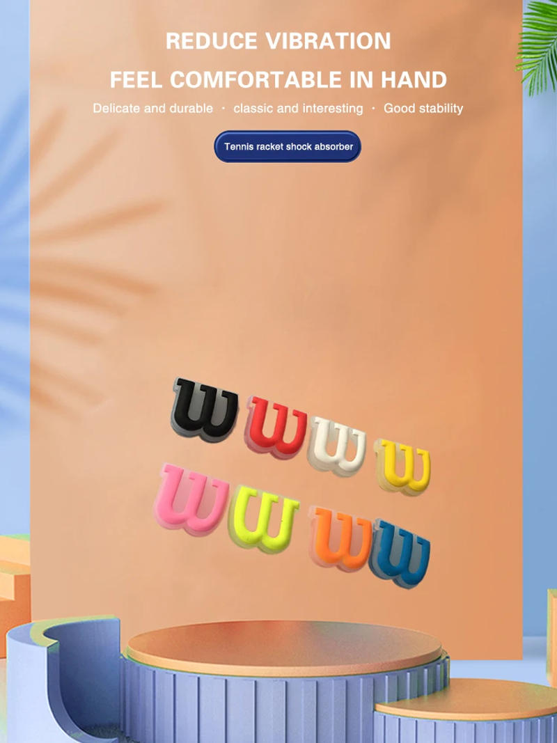 Description Picture 2 of item20PCS Original Wilson Reduce Tennis Racquet Vibration Dampener Anniversary Model Tennis Racket Accessories Damper Shock Absorber