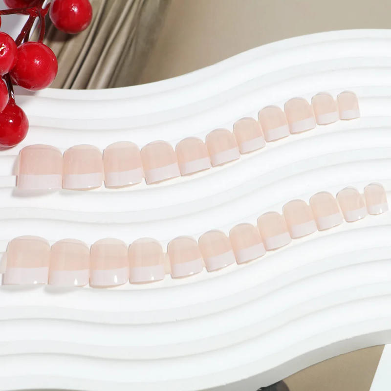 Description Picture 4 of item24 PCs Short Minimalist Nails with 1 Nail Glue and 1 Nail File