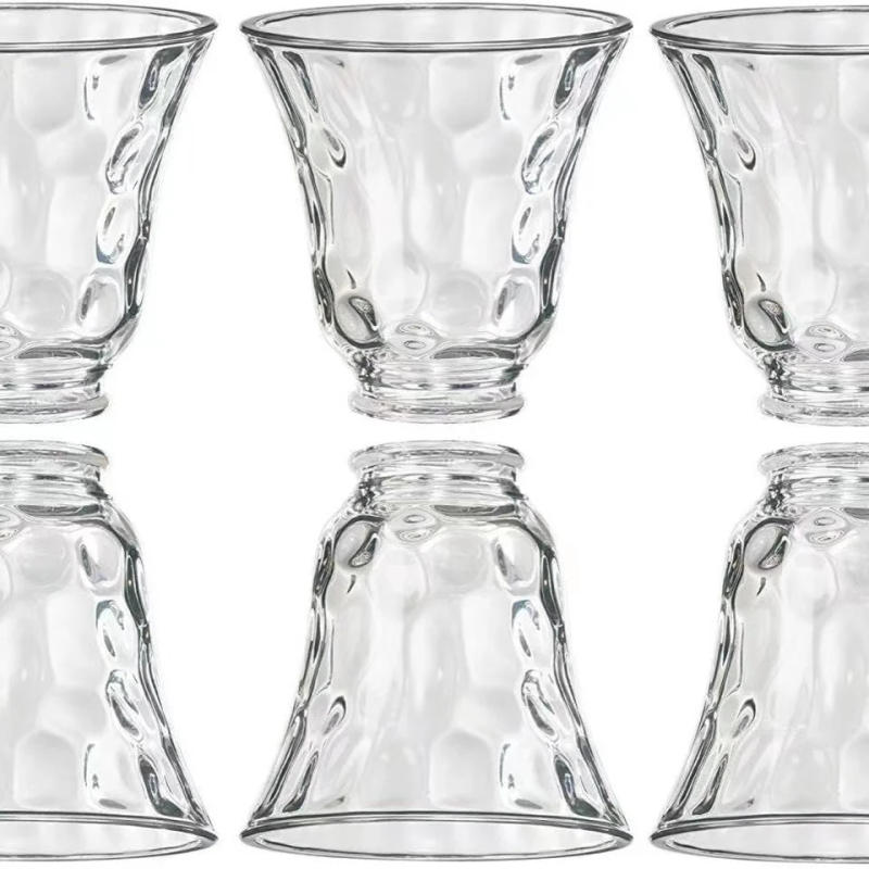 Description Picture 4 of itemE27 Glass Light Lamp Shade Replacement Traditional Bell Shape Ceiling Fan Chandelier Frosted / Clear Pendant Light Cover