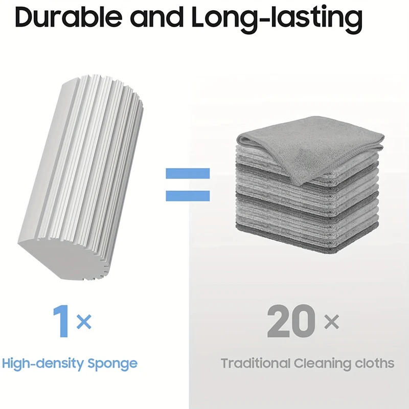 Description Picture 3 of itemReusable Washable Sponges Catches Dust Clean Powder Brush Duster Set Magical Tool Cleaning Blinds Vents Radiators Mirrors Window