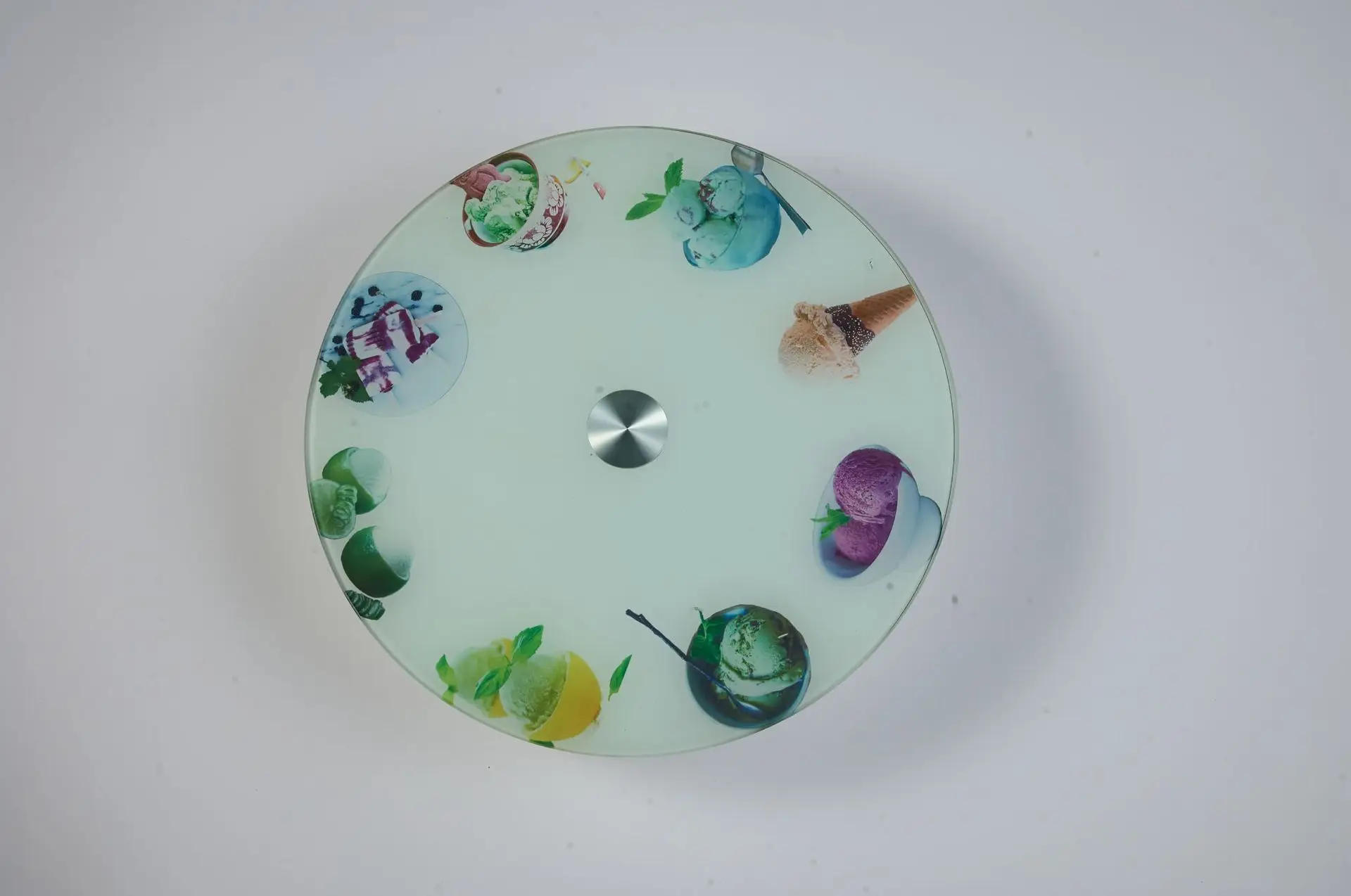 Description Picture 3 of item1pcs Aluminum Bearing Cake Turntable Cake Pan Axis Turntable Aluminum Alloy Rotating Tray Base Rotor Base