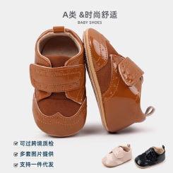 Baby Shoes High Quality Soft PU Anti-slip Sole Spring and Autumn Style for Newborn Toddler Boys and Girls 2024 Fashion BMB3234