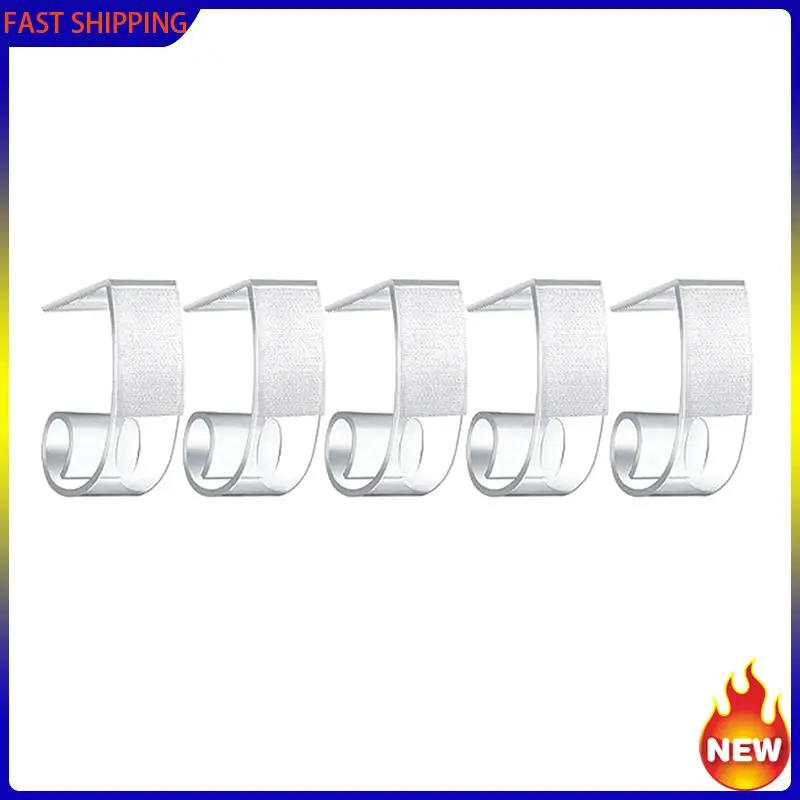 Description Picture 5 of itemHot Trend-50 Pieces Table Skirting Clips Plastic Tablecloth Clips With Hook And Loop For Meeting Party Indoor Outdoor Events