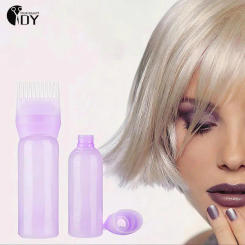 Hair Dye Applicator Brush Bottles Dyeing Shampoo Bottle Oil Comb Hair Dye Refillable Bottle Hair Coloring Hairdressing Styling