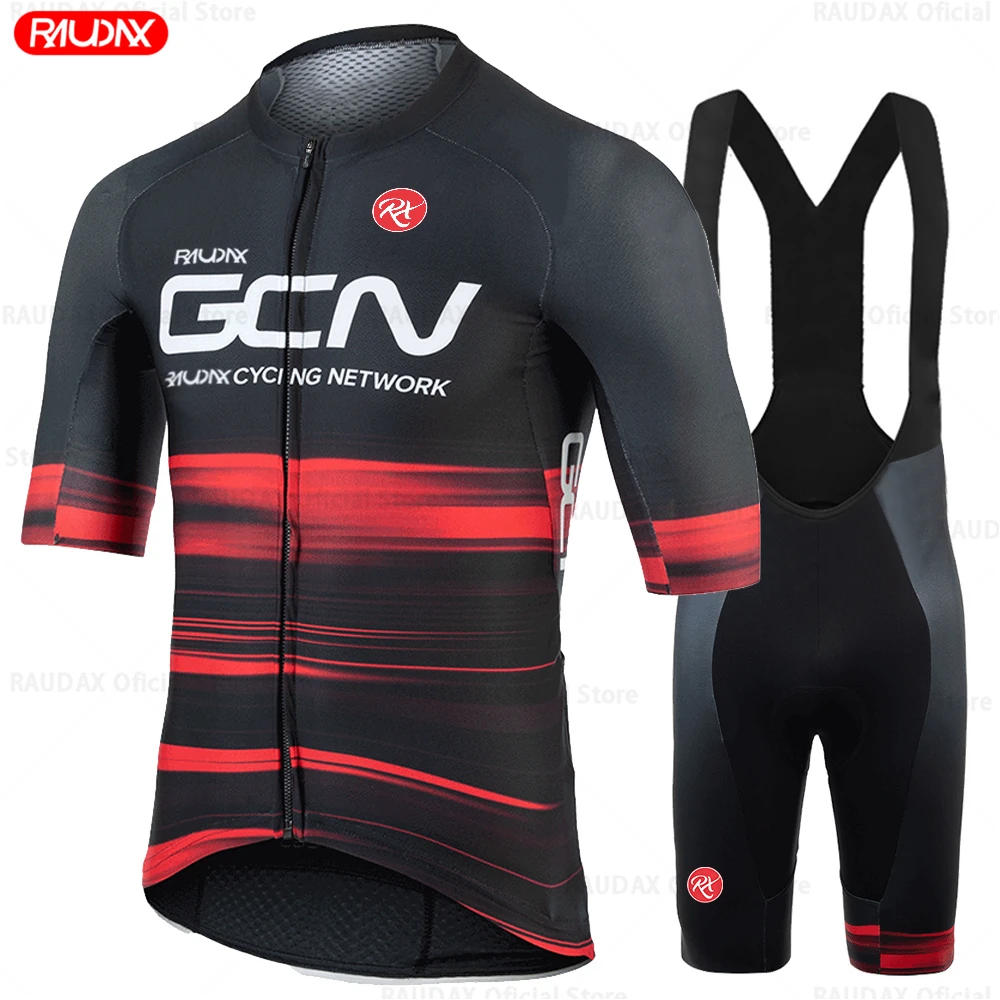 Description Picture 3 of itemRAUDAX GCN Professional Cycling Team 2023 Summer Cycling Clothing Man’s Short Sleeve Mountain Bike Cycling Wear Triathlon Jersey