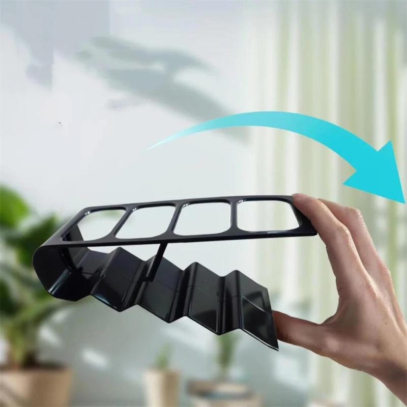 Description Picture 5 of item4-Grid Desk Storage Rack Air Conditioning Remote Control Stand Holder Desktop Storage Shelf Sundries Organizer For Home Office