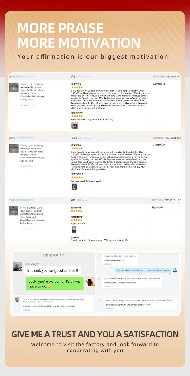 Description Picture 3 of itemRound Modern Home Led Light for Living Room Nordic Led Ceiling Chandelier for Dining Room Indoor Living Room Pendant Lights