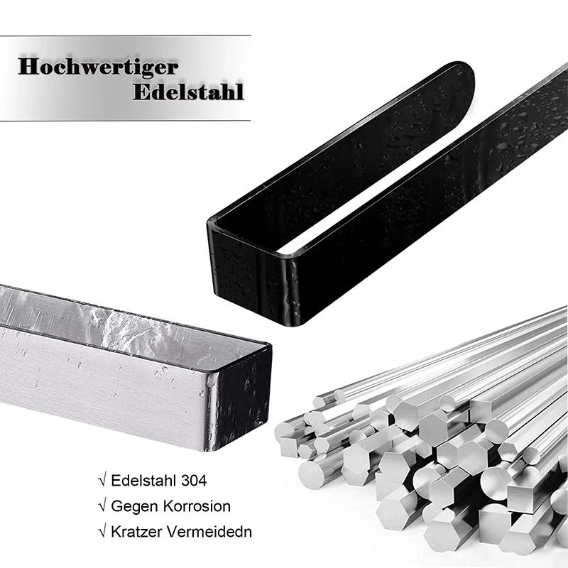 Description Picture 3 of itemTowel Holder Bathroom Kithcen Towel Rack No Drilling Towel Rail 304 Stainless Steel Towel Hanger