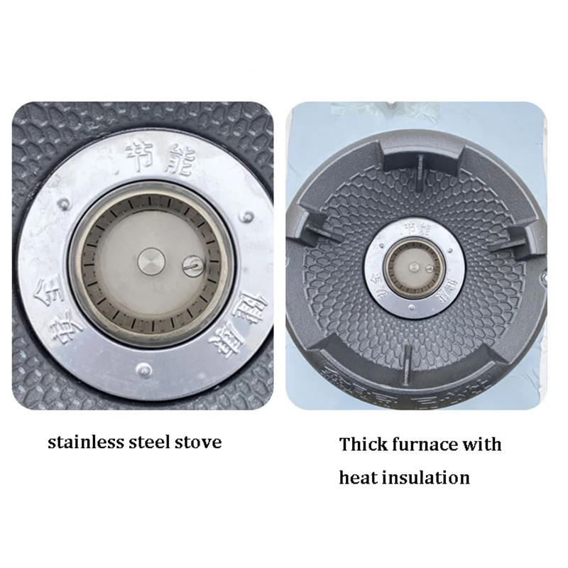 Description Picture 6 of itemFierce Fire Stove Commercial Gas Stove Single Stove Natural Gas Cooker Restaurant Cooktops Gas Range with Flameout Protection