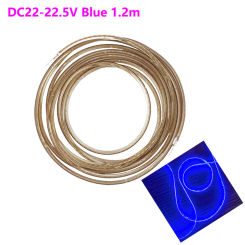 1pcs 1.2m LEDs Flexible filament Edison Bulb Lamp Parts DC21-22V RED Green Blue LED Bulb Incandescent Light Accessories Diodes