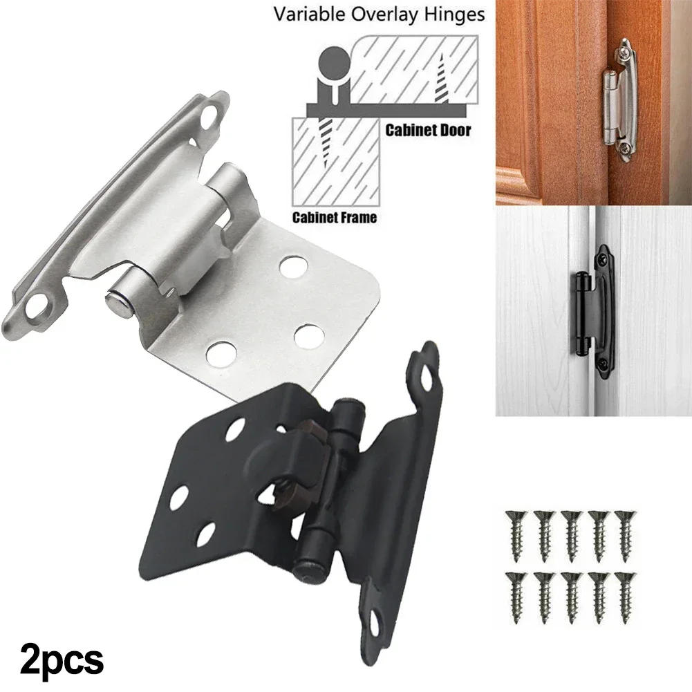 Description Picture 3 of item2pcs Kitchen Spring Hinges Hydraulic Buffer Self Closing Hinge For Furniture Cabinet Overlay Self Closing Mount Cupboard Door
