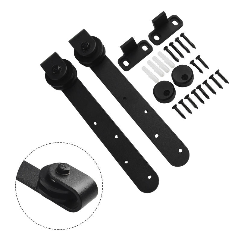 Description Picture 4 of itemAdjustable Sliding Barn Door Guide Rail Stopper Wall Door Guide Hardware Kits For Sliding Barn Rail Accessories
