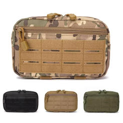 EDC Molle Tactical Pouch Waist Pack Compact Utility Pouches Waist Belt Bag Medical Bags Phone Case Hunting Accessories
