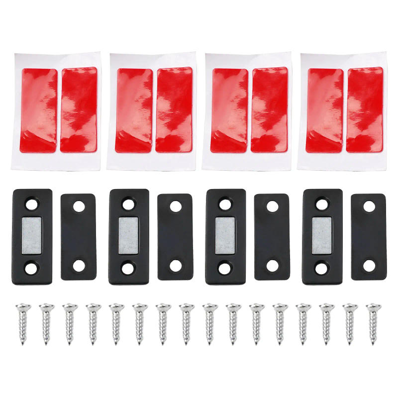 Description Picture 6 of itemBrand New High Quality Cabinet Door Locks Strong Magnetic 42*32mm Cabinet Door Suction Hole-free Invisible Metal + Magnet