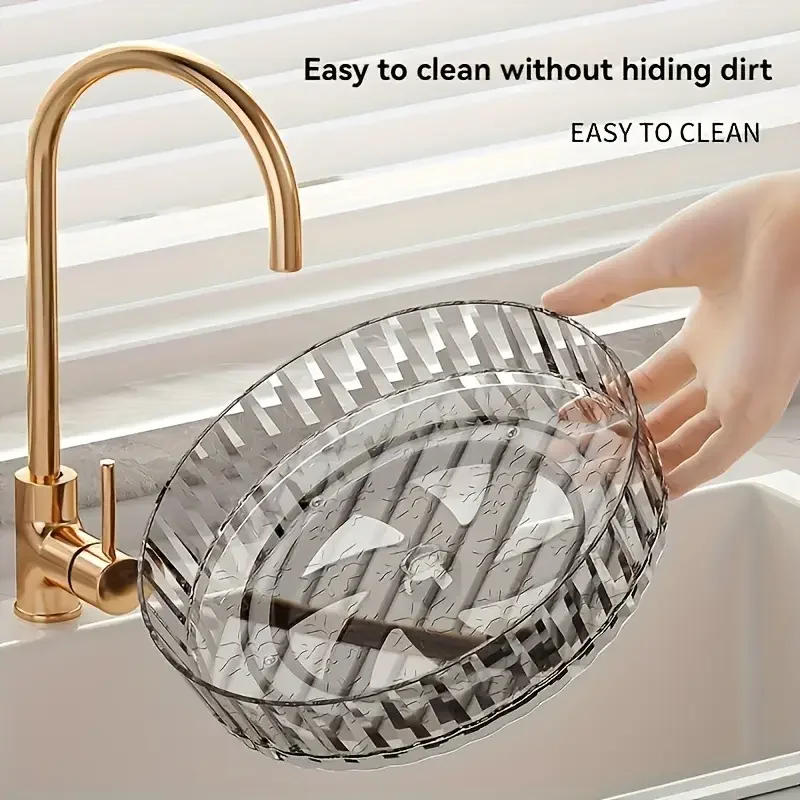 Description Picture 4 of item360°Rotating Tray Spice Rack Pantry Cabinet Turntable With Base Storage Bin Kitchen Organizer For Seasoning Cosmetic Storage Box