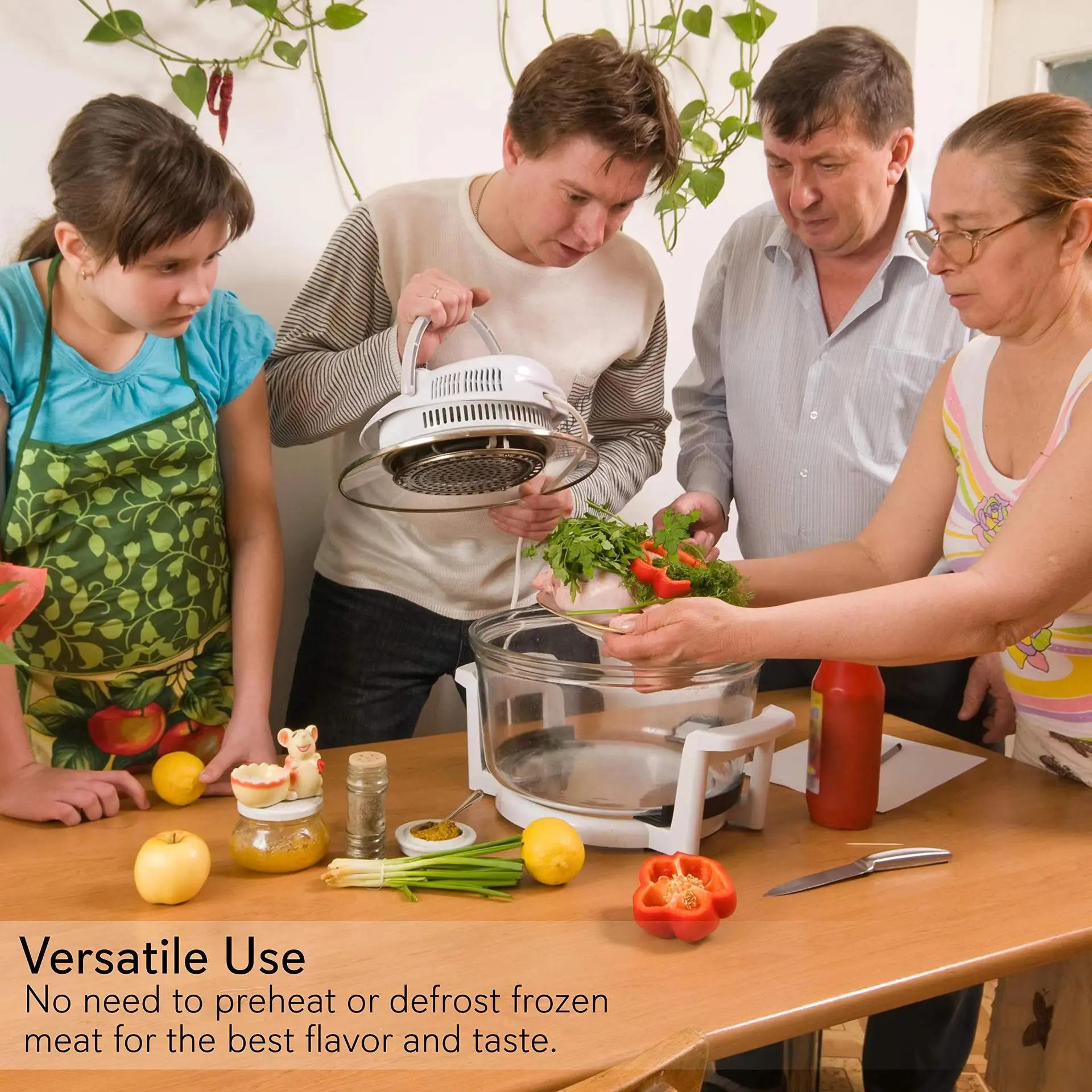 Description Picture 5 of itemLight wave stove air fryer visual french fry electric fryer