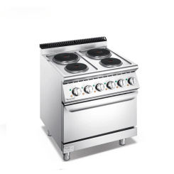 Commercial Stainless Steel Induction Electric Cooking Range Hot Plates Cooker With Oven Prices