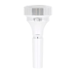 4B Cornet Mouthpiece Silver Plated Brass Cornet Horn Mouthpiece Professional Brass Instrument Trumpet Accessories Parts