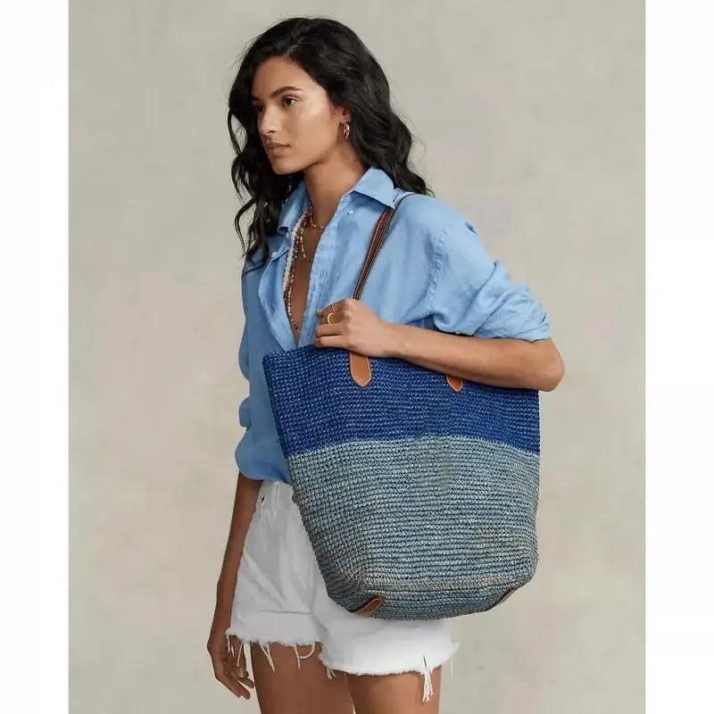 Description Picture 3 of item91M / 100% Natural fiber RAFFIA cotton Lafite grass Yarn summer DIY Crochet hat ，bag ，knitting yarn Home decoration