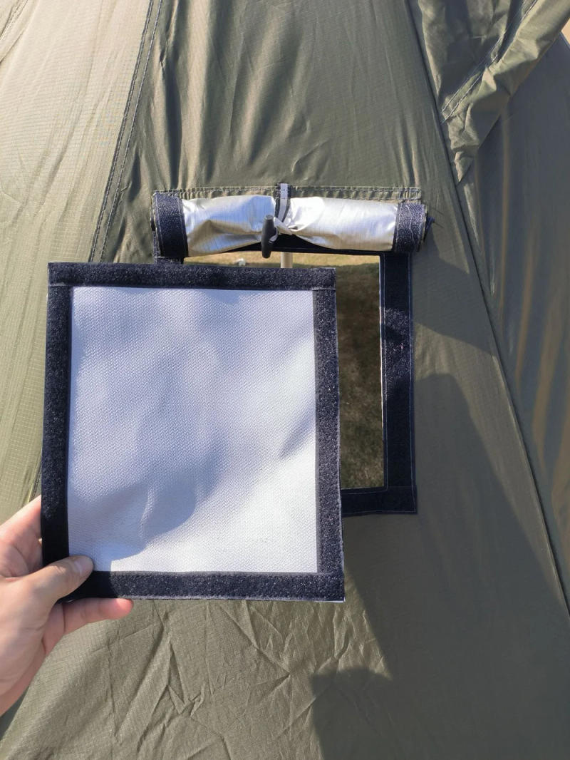 Description Picture 6 of itemHot Tent Stove Jack / Fire Resistant Anti-Scald / Fire Stove Pipe Vent Pipe Protect Ring Winter Camping Teepee Tipi Accessory