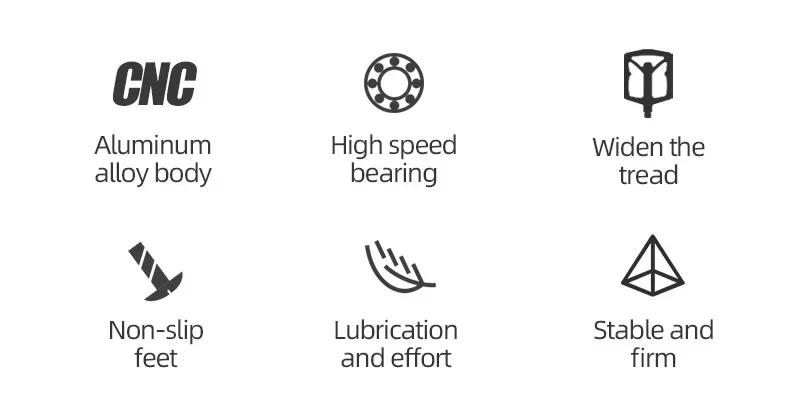 Description Picture 3 of itemROCKBROS Aluminum Alloy Bicycle Pedals Anti-slip Ultralight Sealed Bearing MTB Road Cycling Pedals One-piece Bike Accessories