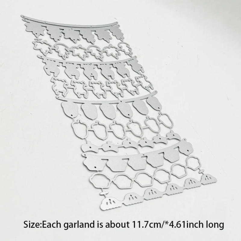 Description Picture 3 of itemKSCRAFT Fall Garlands Cutting Dies Stencils for DIY Scrapbooking Decorative Embossing DIY Paper Cards
