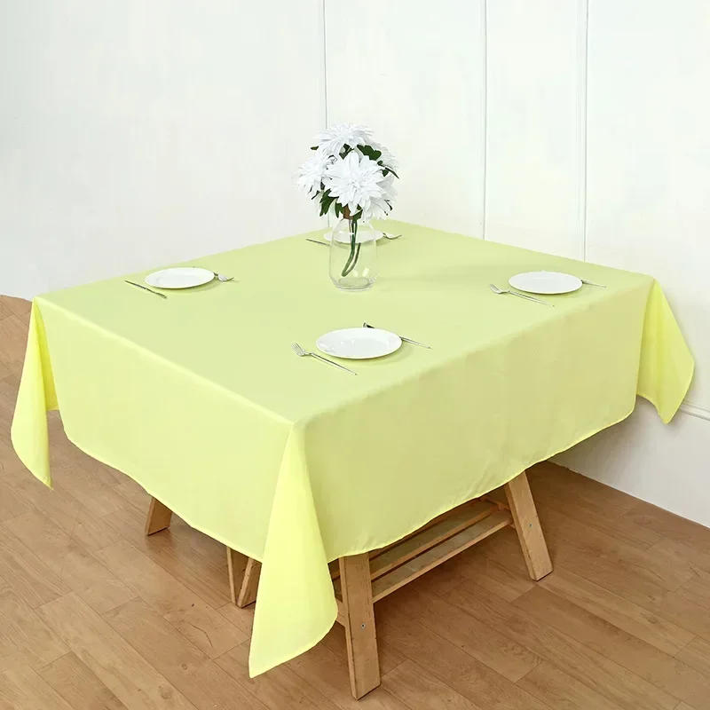 Description Picture 3 of item2024  Table cloth polyester tablecloth round table cloth circular solid