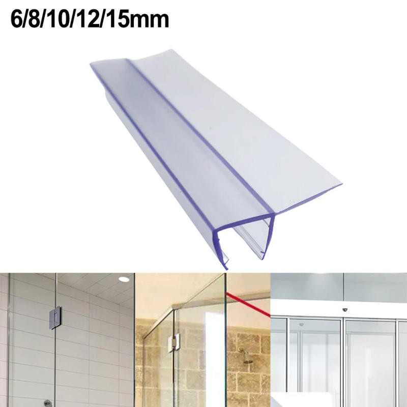Description Picture 3 of itemRetaining Strip Seal Strip Resilience Shower Room Bathroom Flexibility Glass Sliding Door Dust Seal Weatherproof