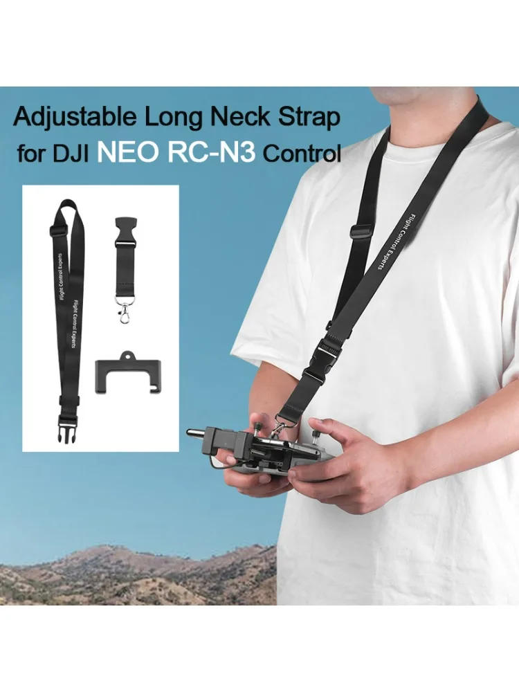 Description Picture 2 of itemWtohoby NEO Controller Lanyard for DJI NEO RC-N3 Remote Adjustable Neck Strap Belt with Fixed Clip Hook Camera Drones Accessory