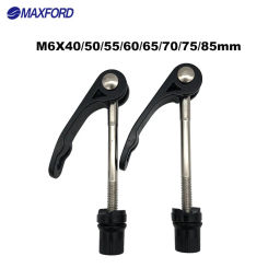 MAXFORD Cam Lever Eccentrics M6 35/40/50/55/60/65/70/75/85mm Bicycle Quick Release Screw Bike Seat Post Clamp Skewer Bolt Parts