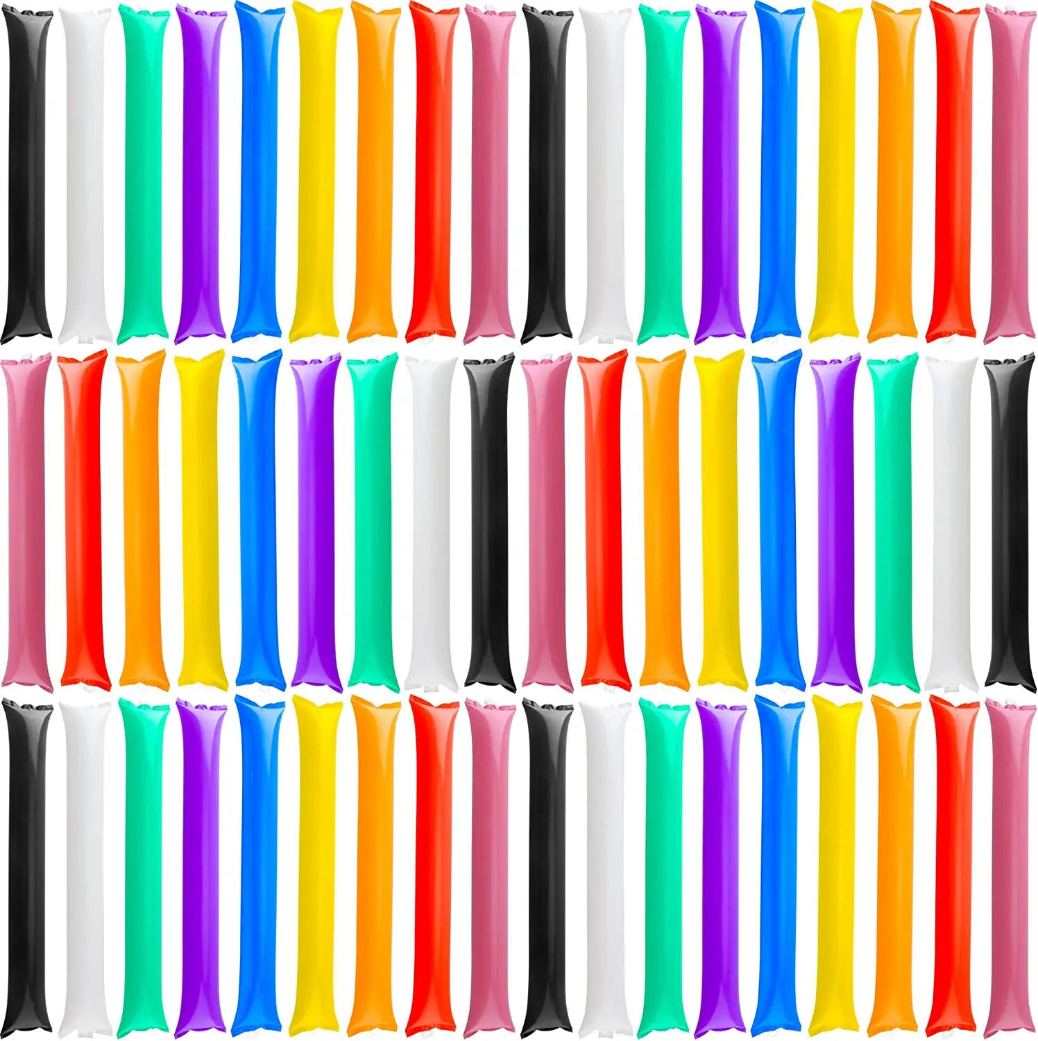 Description Picture 2 of item40Pcs Thunder Sticks Team Spirit Boom Sticks Cheering Noise Makers Plastic Cheerleading Spirit Stick Bam Inflatable Noisemakers