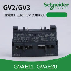 Schneider Motor Circuit Breaker Auxiliary Contact GVAE11 GVAN20 Motor Protector Formal Contact 1 Normally Open 1 Open 1 Closed