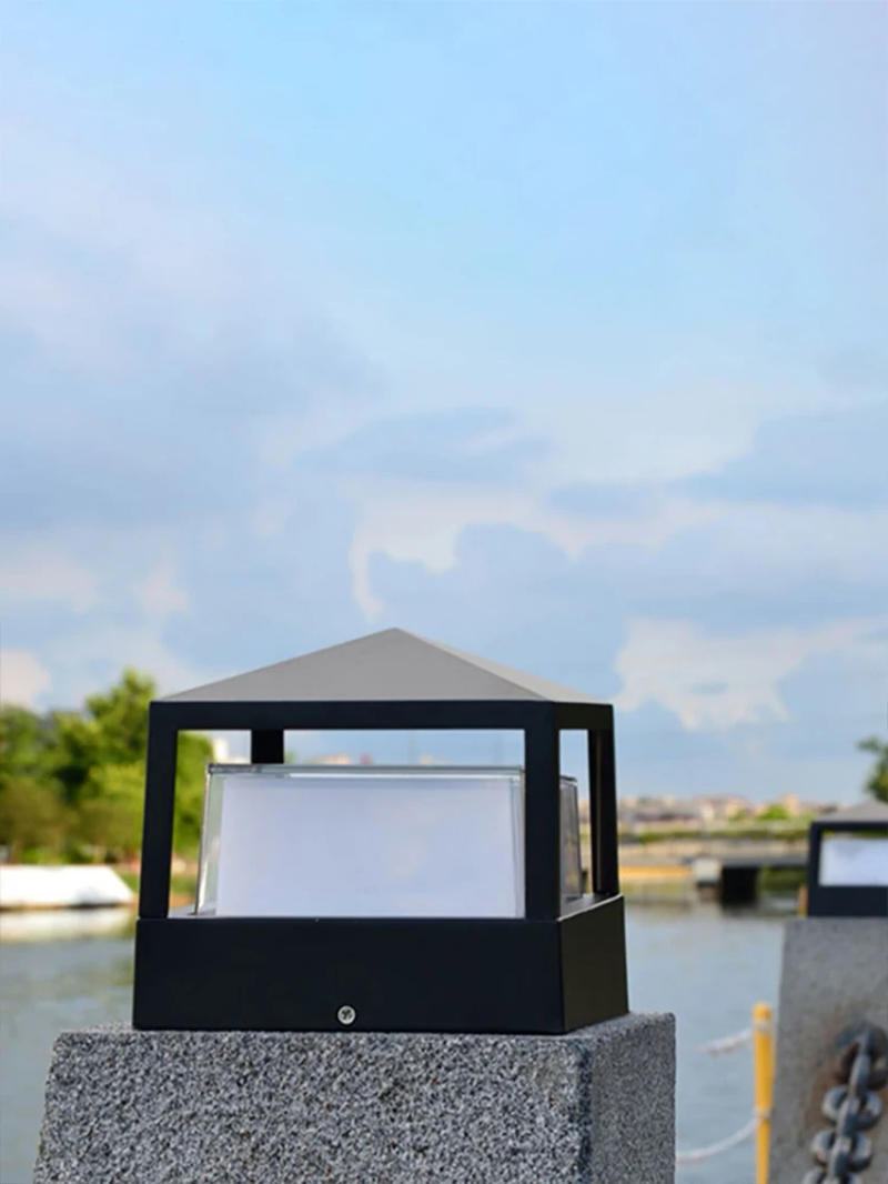 Description Picture 2 of itemOutdoor Waterproof Wall Lamps Column Headlamp Courtyard Lawn Lamp Fence Column Lamp Garden Villa Landscape Decor Wall Lights