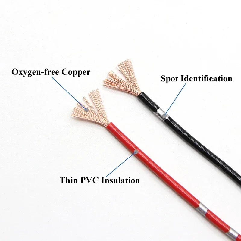 Description Picture 3 of item0.3/0.5/0.85/1.25/2.0/2.5mm² AVSS Car Modified Wire Speaker Audio Cable OFC Oxygen-free Pure Copper Twisted Pair Power Cord Line