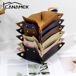 1PC PU Leather Hexagonal Folding Hexagon Dice Tray Box Dice Game Cat-shape Tray for RPG DnD Game Dice Storage Table Board Games