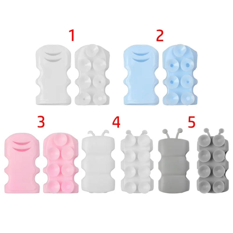 Description Picture 6 of itemSilicone Punch-free Bathroom Accessories Suction Cup Shower Head Holder Shower Bracket Wall Rack Bathroom Hooks
