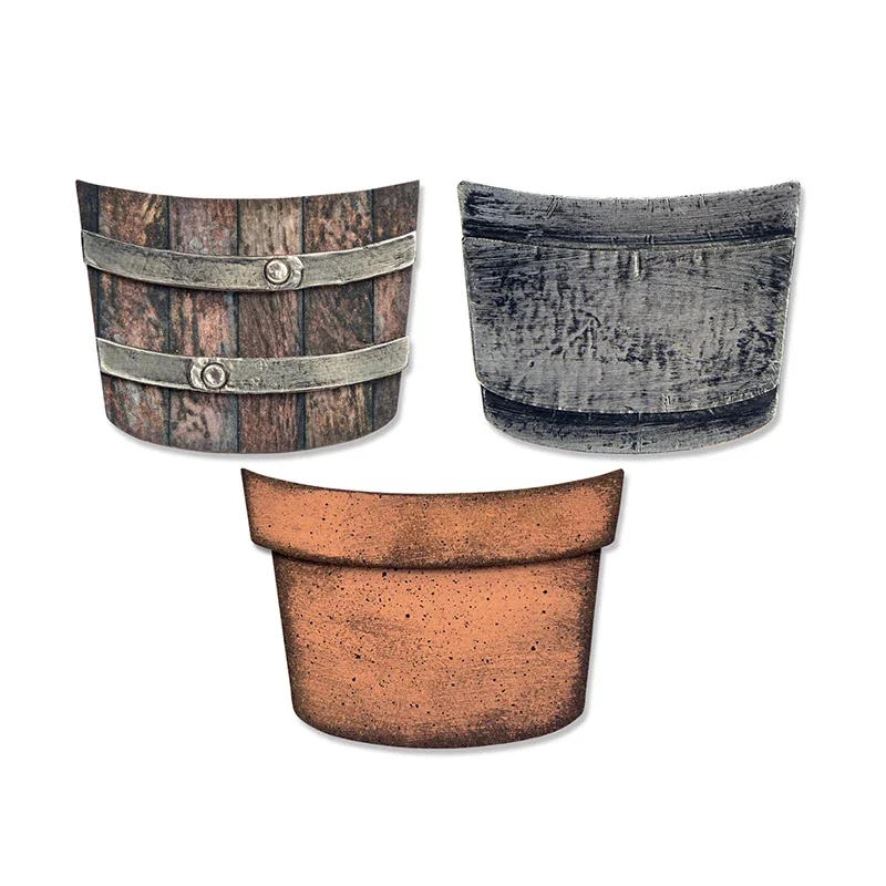 Description Picture 2 of item2023 New Flowers Pots Metal Cutting Dies and Spring Plants Die Cut Scrapbooking For Crafts Card Paper Making No Stamps Sets