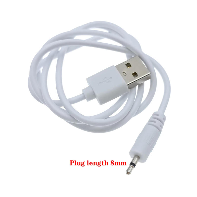 Description Picture 4 of itemUSB to DC 2.5 Charging Cable Mono Audio Line DC2.5mm for Sex toy Vibrator Small Speakers Desk Lamps Plug length 8-21mm