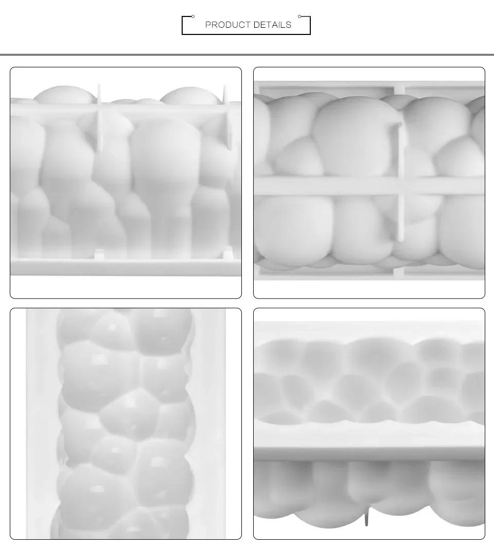 Description Picture 5 of itemSILIKOLOVE 3D Cloud Series Silicone Mold Art Cake Mould DIY Homemade Baking Tools Bubble Spiral Desserts Mousse Mold