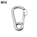 Carabiner Screw Connector 304 Stainless Steel Snap Hook Carabiner 6mm 8mm 10mm 12mm 14mm Climbing Hook Home Hardware Part