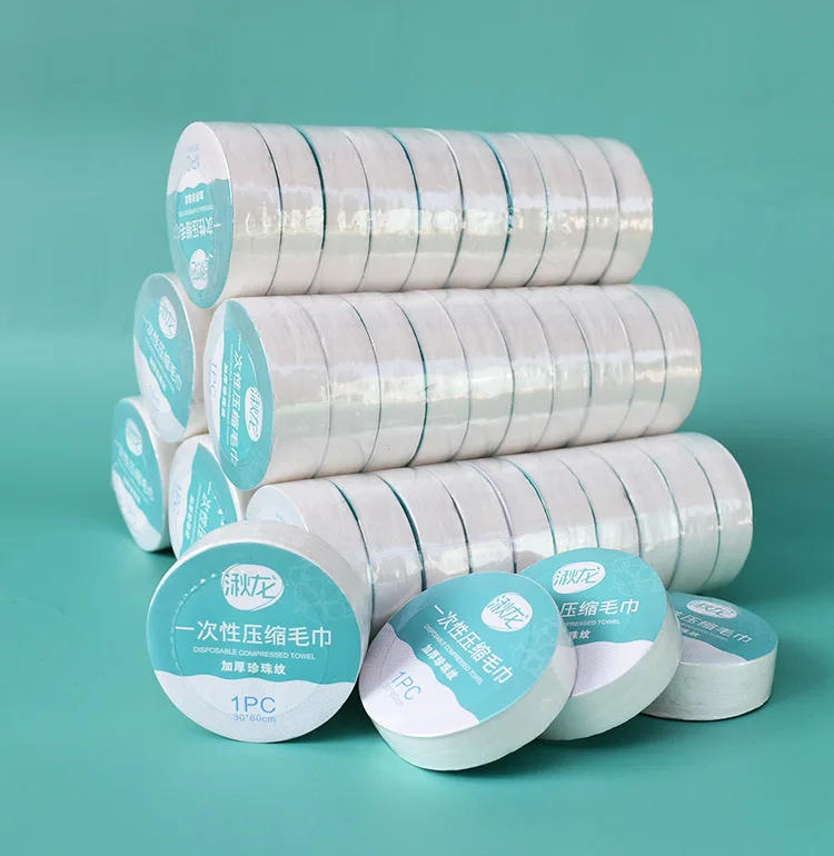 Description Picture 2 of item10PCS Set Compressed Towel Outdoor Travel Quick-Drying Towel Disposable Hotel Washable Cloth Towel Napkin Thickened Washcloth